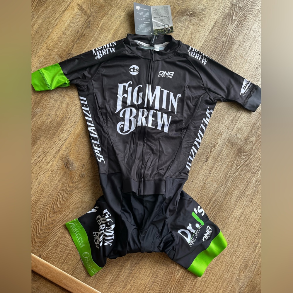 DNA Black and White Cycling Jersey